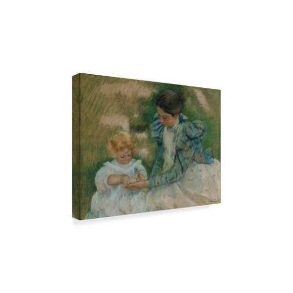 Mary Stevenson Cassatt 'Mother Playing With Child' Canvas Art,24x32